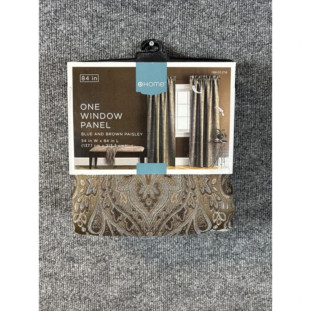 Home from Target Blue and Brown Paisley 54
